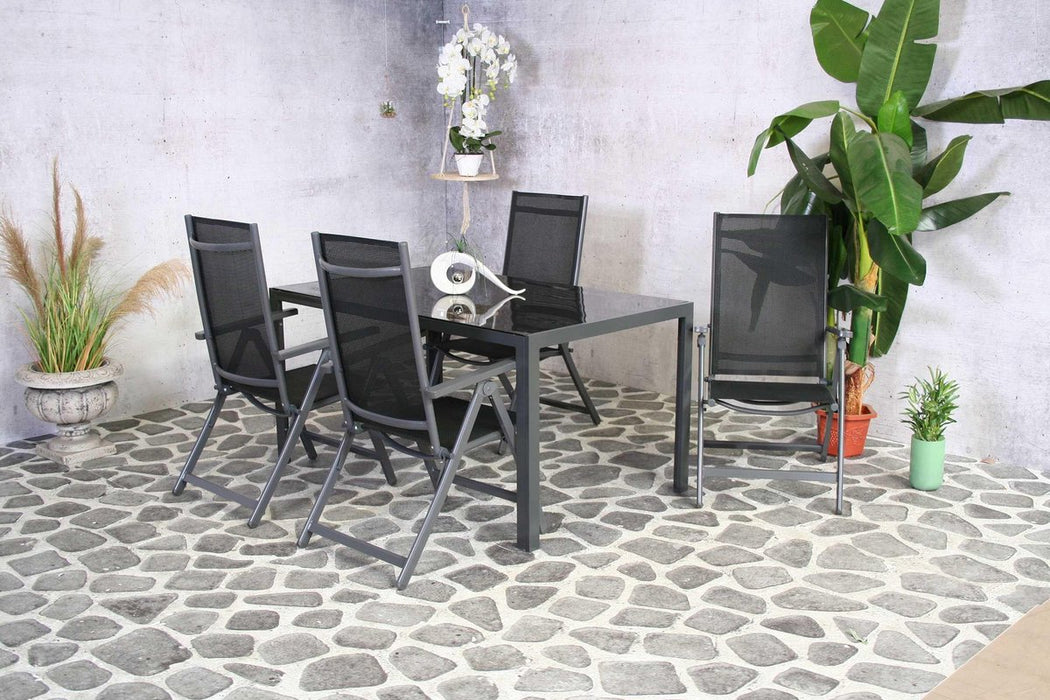 SenS-Line - Table de jardin Palermo 150 cm - Noir