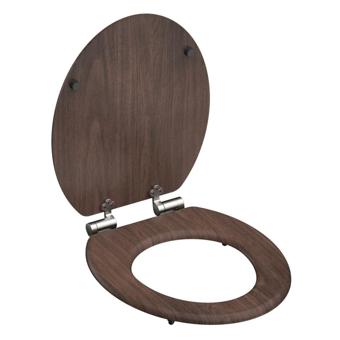 Schütte Toiletbril Soft-Close Dark Wood Mdf