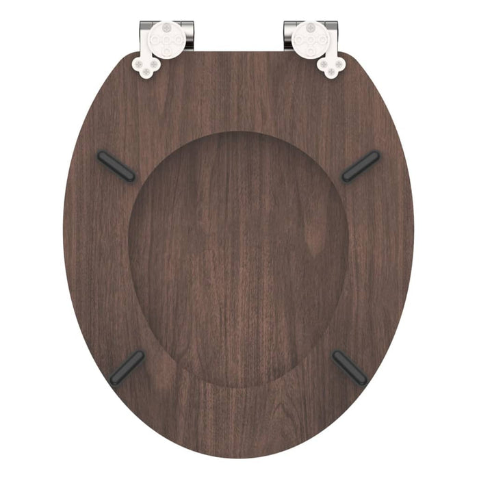 Schütte Toiletbril Soft-Close Dark Wood Mdf