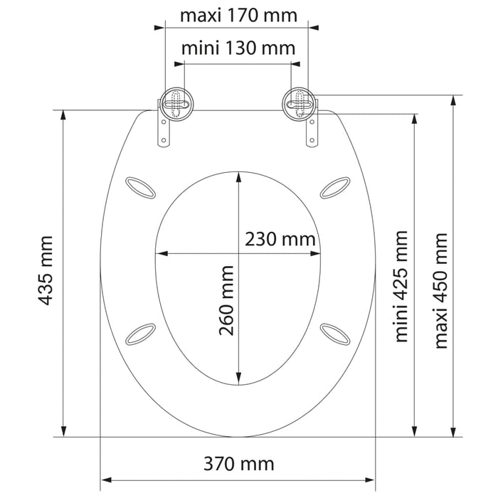 Schütte Toiletbril Balance Mdf