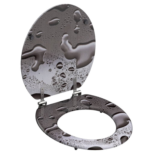 Schütte Toiletbril Grey Steel Mdf Zwart