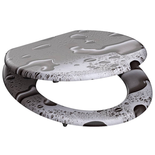 Schütte Toiletbril Grey Steel Mdf Zwart