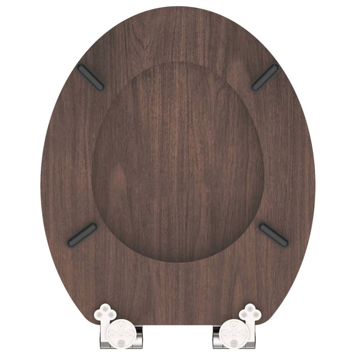 Schütte Toiletbril Met Soft-Close Dark Wood Mdf