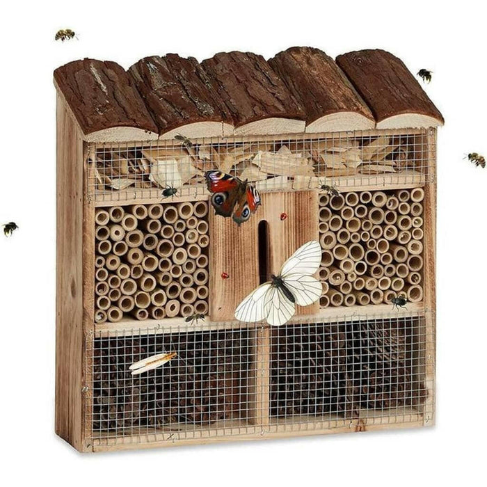 Hi Insectenhotel 30X9,5X30 Cm Hout Naturel