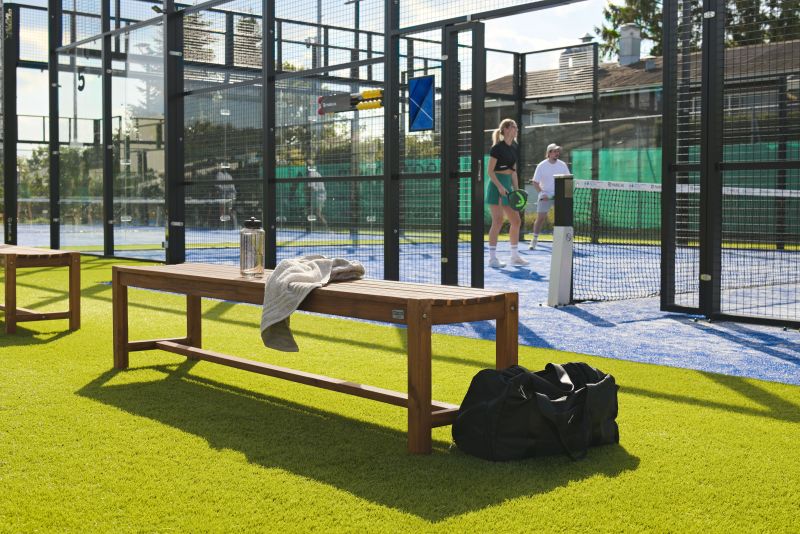 Banc de jardin en teck Roland Garros 200 cm | Tekora 