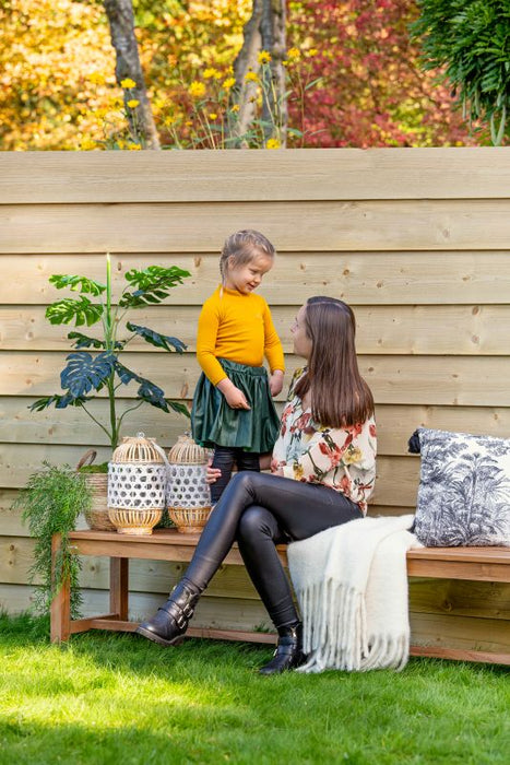 Banc de jardin en teck Roland Garros 200 cm | Tekora 