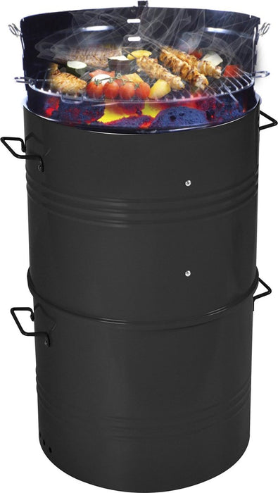 SensLine | Barbecue Baril XL | Métal enduit de poudre | 53x50x103 cm