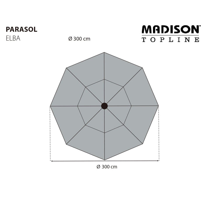 Madison Parasol Elba 300 Cm