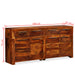 Dressoir 160X35X75 Cm Massief Sheeshamhout