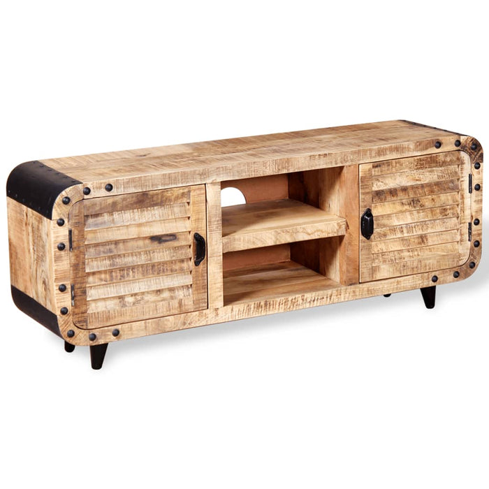 Tv-Meubel 120X30X50 Cm Massief Mangohout