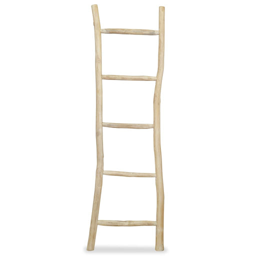 Handdoekenladder Met 5 Sporten 45X150 Cm Teakhout