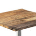 Salontafel 55X55X40 Cm Massief Gerecycled Hout Grijs Sonoma