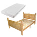 Bed Met Matras Mexicaans Grenenhout Corona-Stijl 160X200 Cm