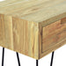 Wandtafel 120X35X76 Cm Massief Teakhout