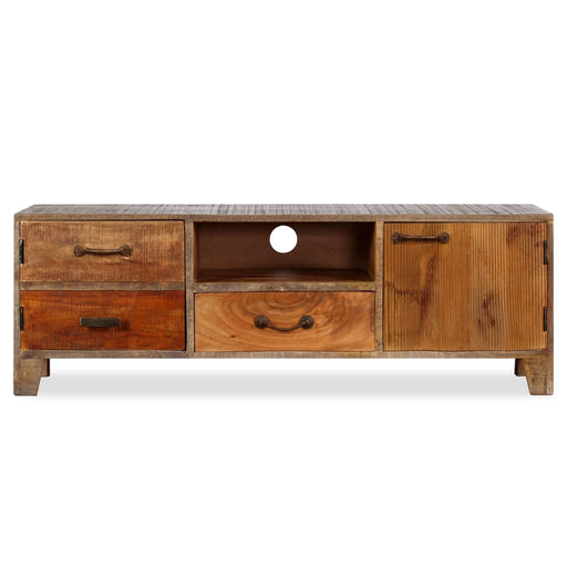 Tv-Meubel Vintage 118X30X40 Cm Massief Hout