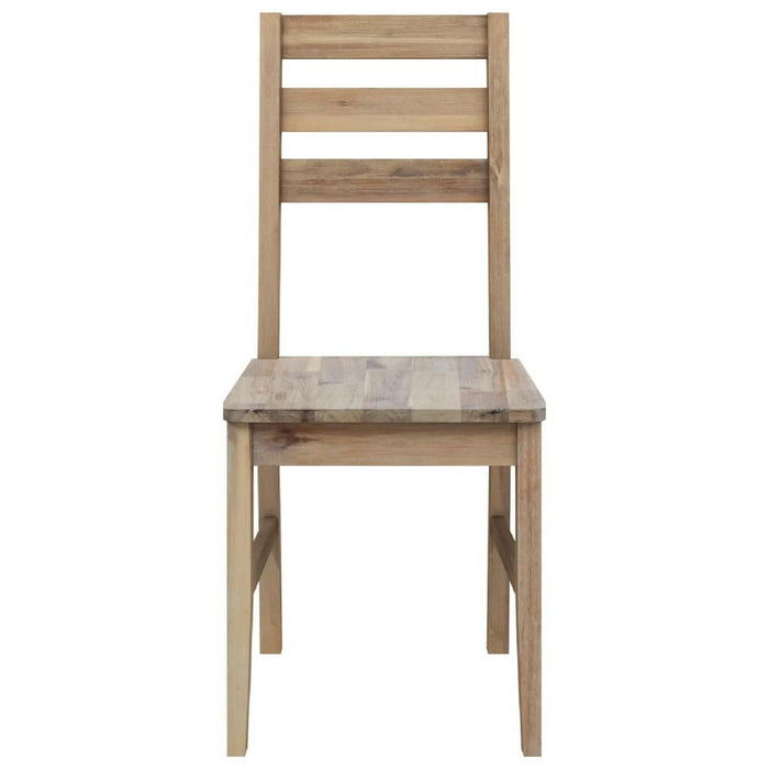 Eetkamerstoelen 2 St Massief Acaciahout