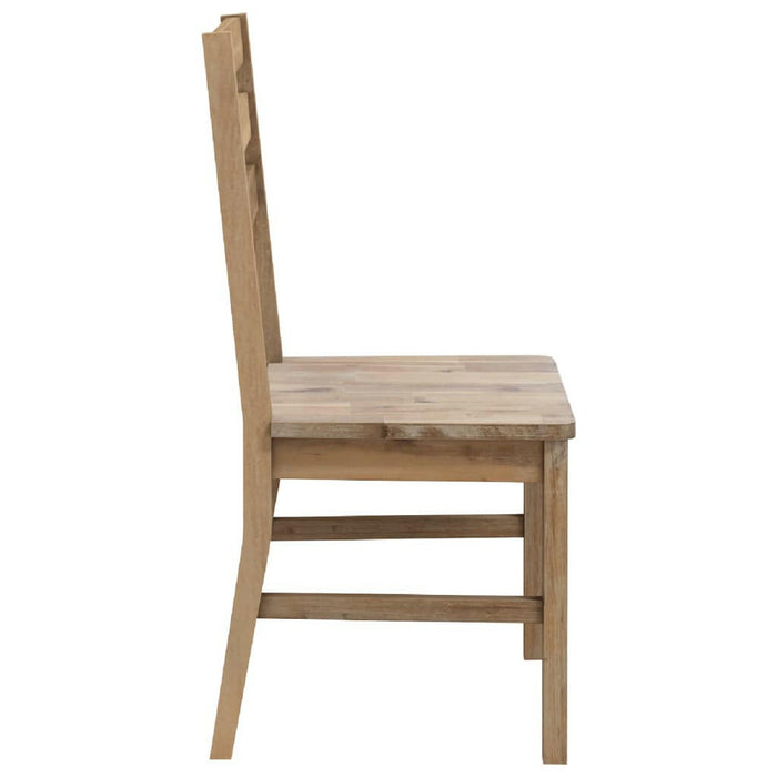 Eetkamerstoelen 2 St Massief Acaciahout