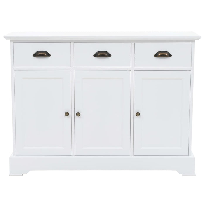 Dressoir Met 3 Deuren 105X35X77,5 Cm Mdf En Grenenhout