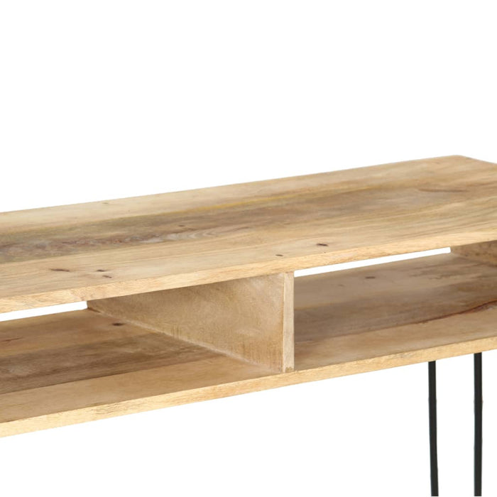 Wandtafel 115X35X76 Cm Massief Mangohout