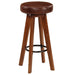 Barstoelen 2 St Echt Leer En Massief Acaciahout