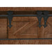 Wandtafel 131X35,5X75 Cm Massief Vurenhout Bruin