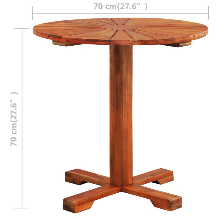 Bistrotafel 70X70 Cm Massief Acaciahout