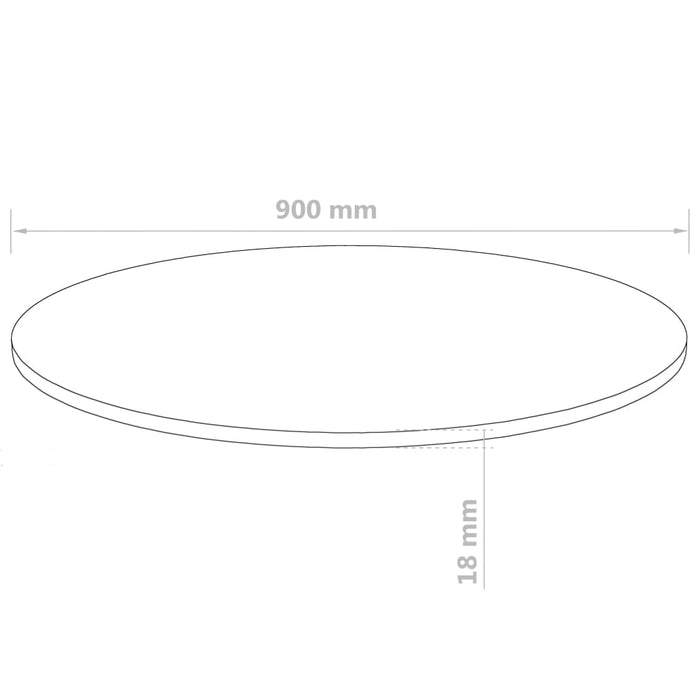 Tafelblad Rond Mdf