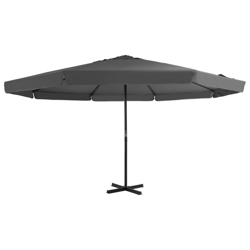 Parasol Met Aluminium Paal Azuurblauw