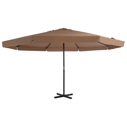 Parasol Met Aluminium Paal Azuurblauw