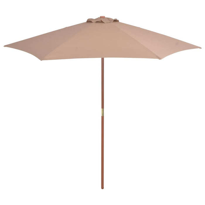 Parasol Met Houten Paal 270 Cm