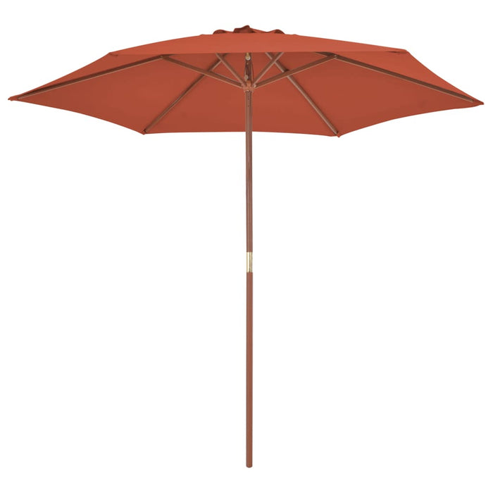 Parasol Met Houten Paal 270 Cm