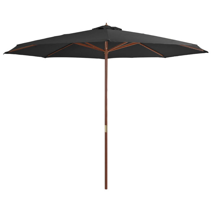 Parasol Met Houten Paal 350 Cm