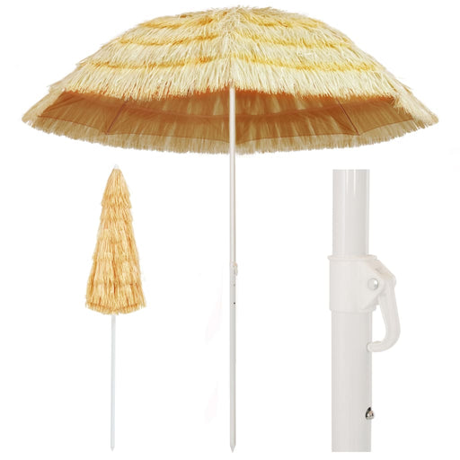 Strandparasol Hawaï Stijl Naturel