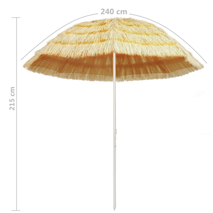 Strandparasol Hawaï Stijl Naturel