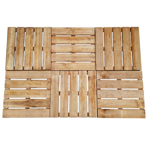 Terrastegels 6 St 50X50 Cm Hout