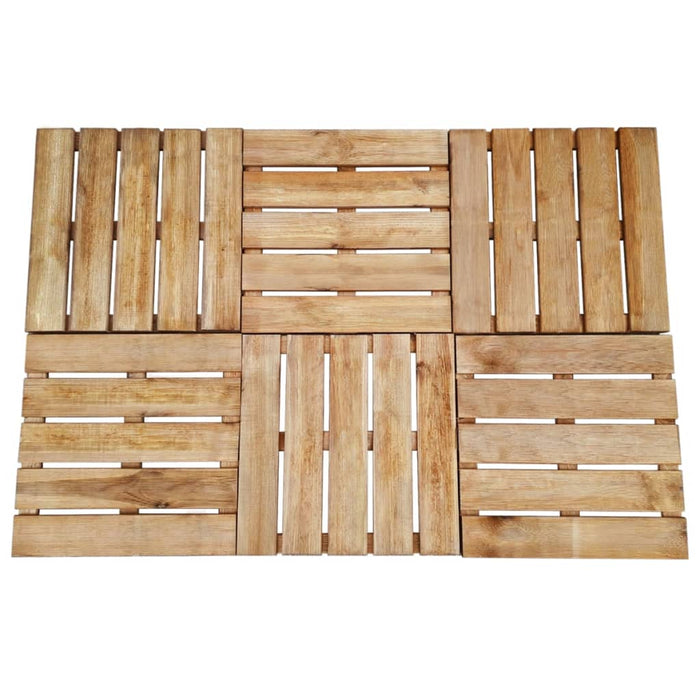 Terrastegels 6 St 50X50 Cm Hout