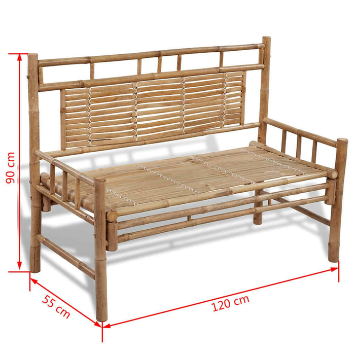 Tuinbank 120 Cm Bamboe