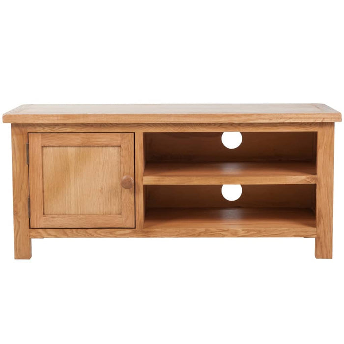 Tv-Meubel 103X36X46 Cm Massief Eikenhout