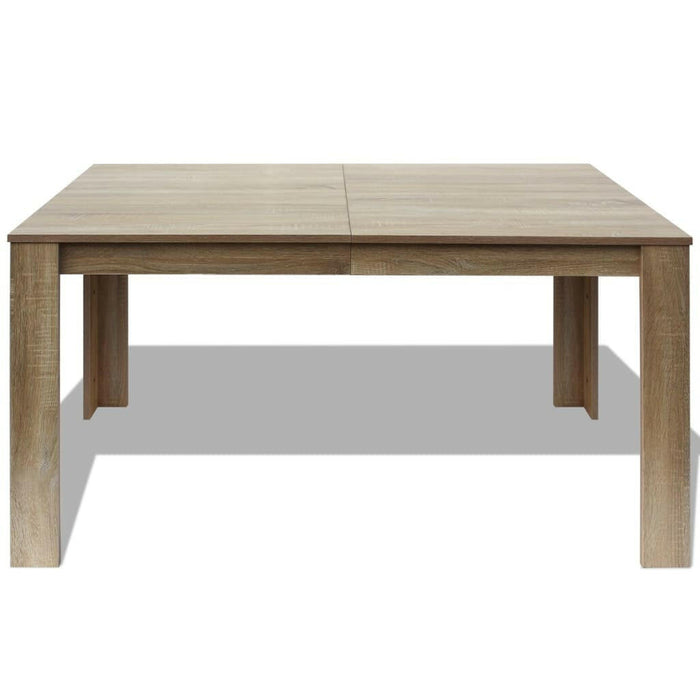 Eettafel 140X80X75 Cm Eikenkleurig