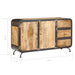 Dressoir 140X40X80 Cm Massief Mangohout