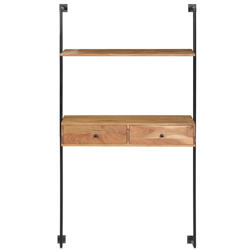 Wandbureau 90X40X170 Cm Massief Acaciahout