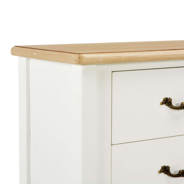 Dressoir Massief Hout Wit En