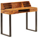 Bureau 110X50X94 Cm Massief Sheeshamhout En Staal