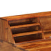 Bureau 110X50X94 Cm Massief Sheeshamhout En Staal