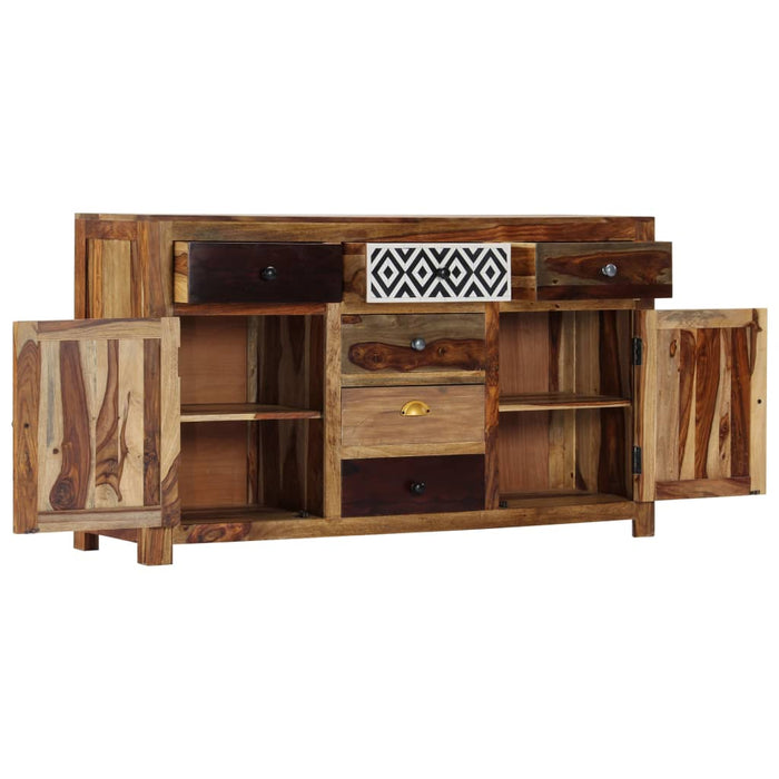 Dressoir 140X40X80 Cm Massief Sheeshamhout