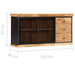 Dressoir 150X40X75 Cm Massief Mangohout