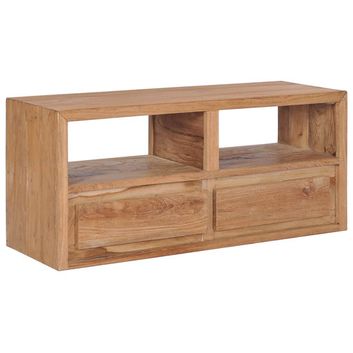 Tv-Meubel 90X30X40 Cm Massief Teakhout