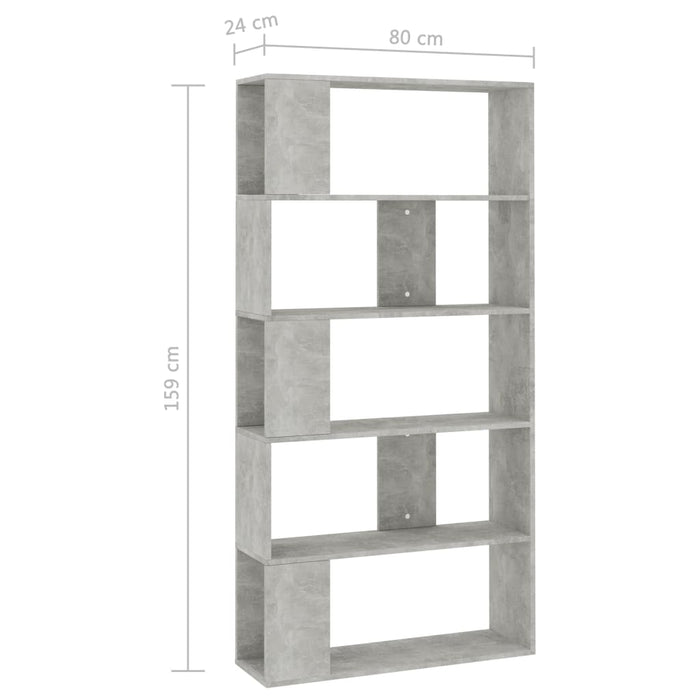 Boekenkast/Kamerscherm 80X24X159 Cm Bewerkt Hout