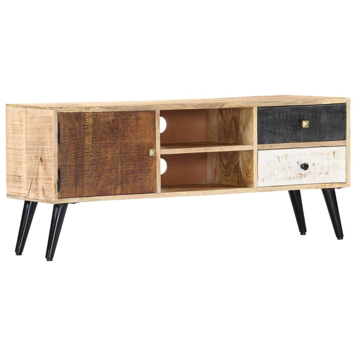 Tv-Meubel 115X30X47 Cm Massief Mangohout