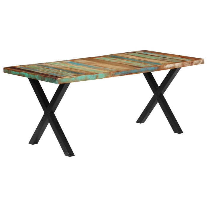 Eettafel 180X90X76 Cm Massief Gerecycled Hout